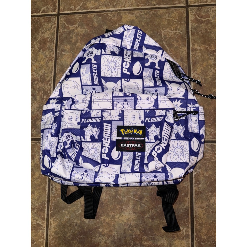 Eastpak x Pokemon Day Pak'r Backpack Navy Blue Character Print JS0A85MA OS